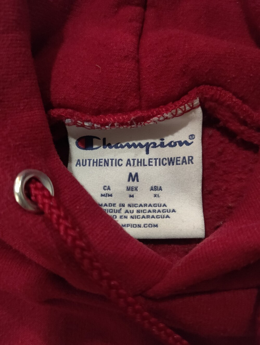 WSU Champion Crimson Hoodie - Picture 2 of 7